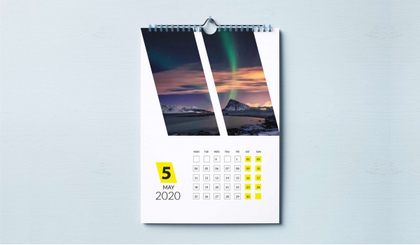 Дизайн настенного календаря